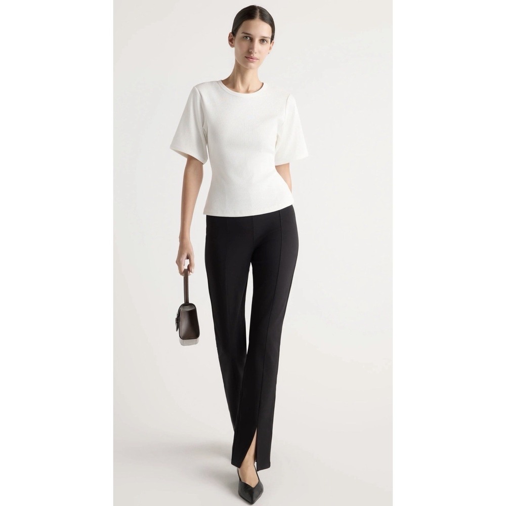 Modern‎ Citizen Cass Front-Split Ponte Stretch Pant Large Black - Picture 3 of 9